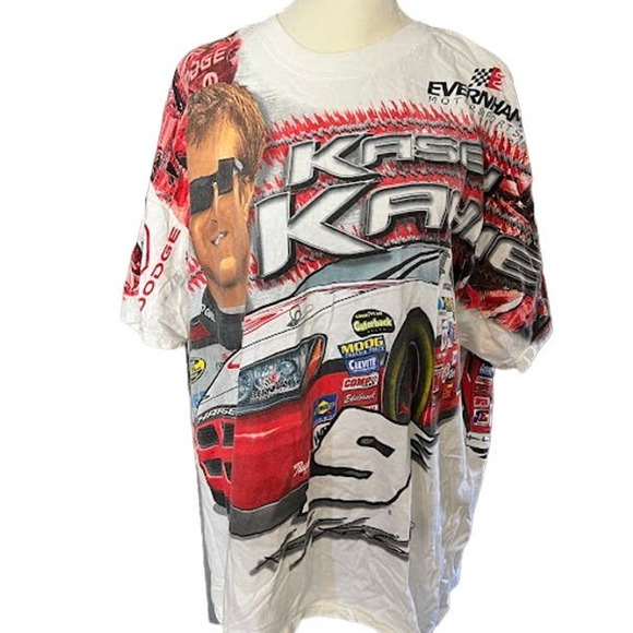 2007 NASCAR Kasey Kahne All Over Print Tee by Chase Authentics XL - Picture 2 of 8